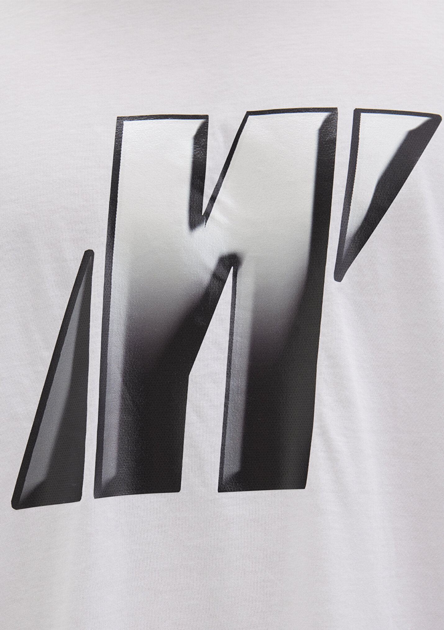 Erkek Mavi Pro Logo Baskılı Beyaz Tişört