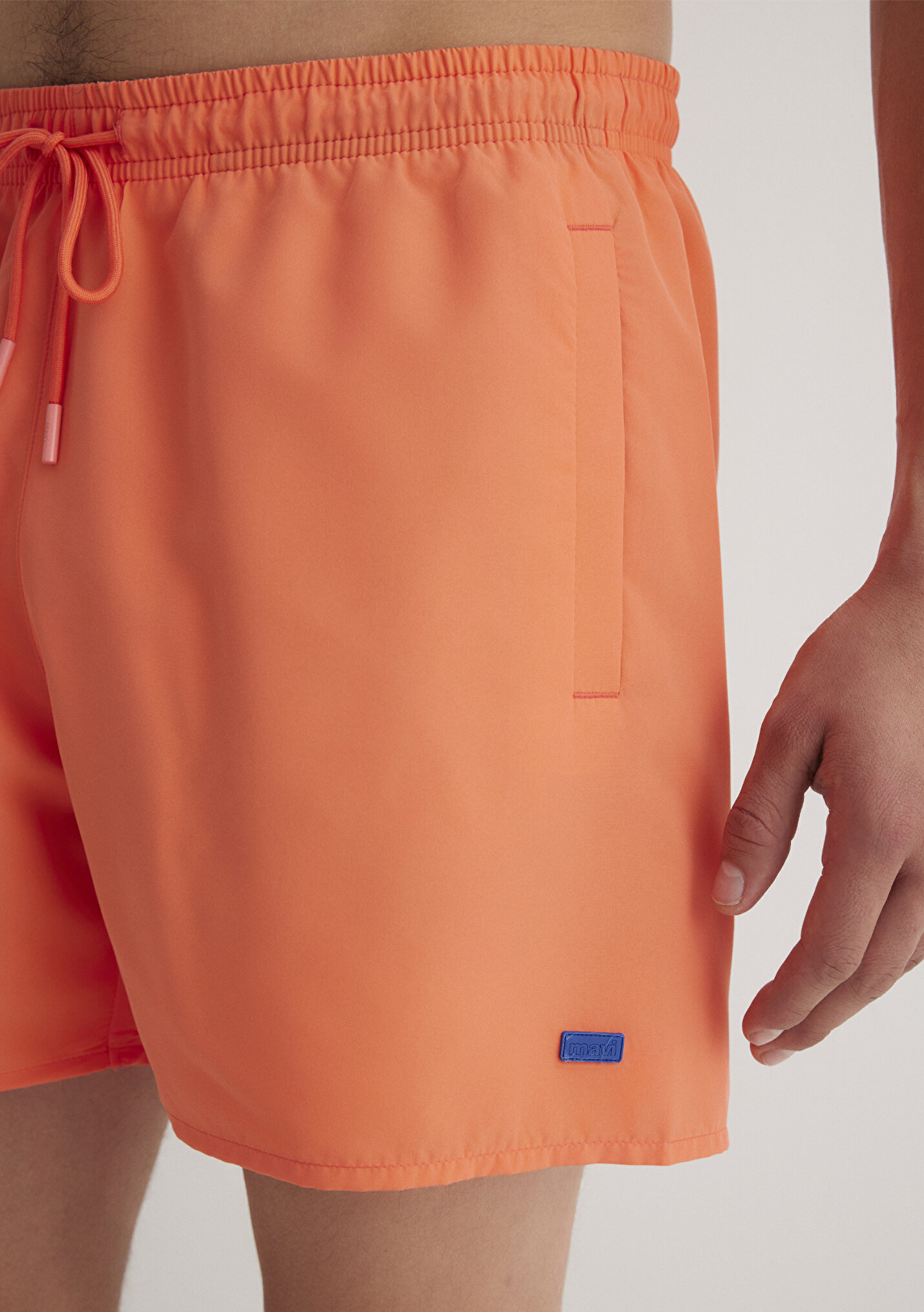 Outlet Erkek Turuncu Kısa Deniz Şortu