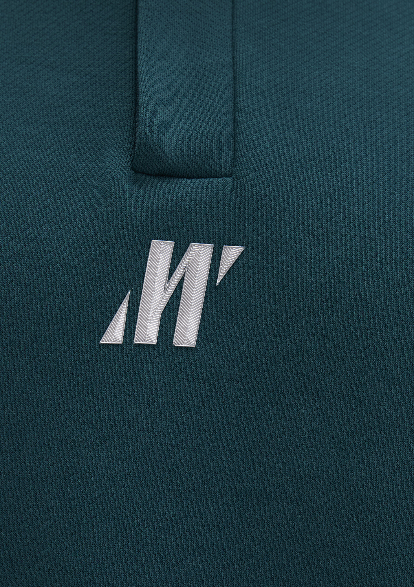 Erkek Mavi Pro Yarı Fermuarlı Yeşil İnterlok Sweatshirt