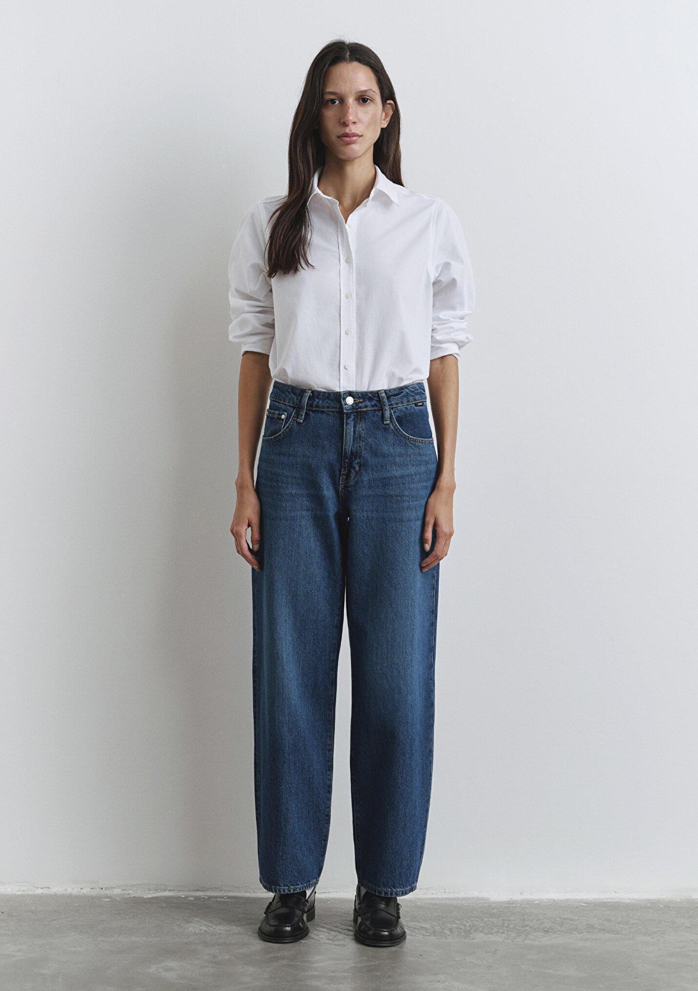 Outlet Kadın Leila Real Blue Indigo Mavisi Jean Pantolon