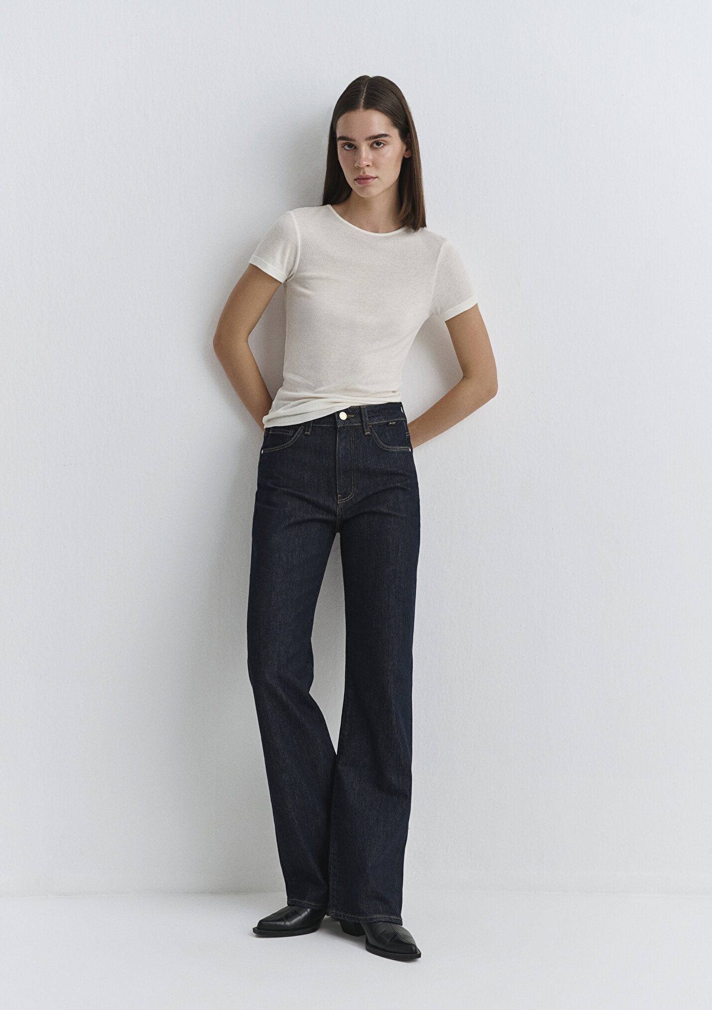 Kadın Victoria Gold Premium Derin Rinse Jean Pantolon