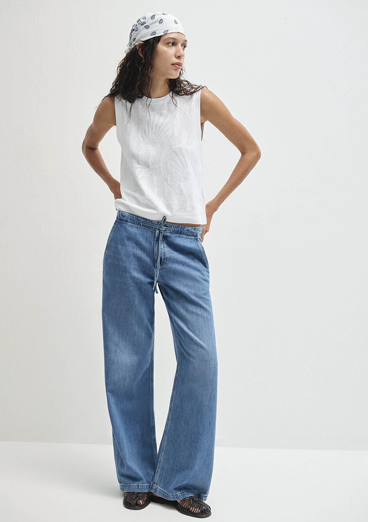 Outlet Kadın Liny Akdeniz Açık Mavi Jean Pantolon