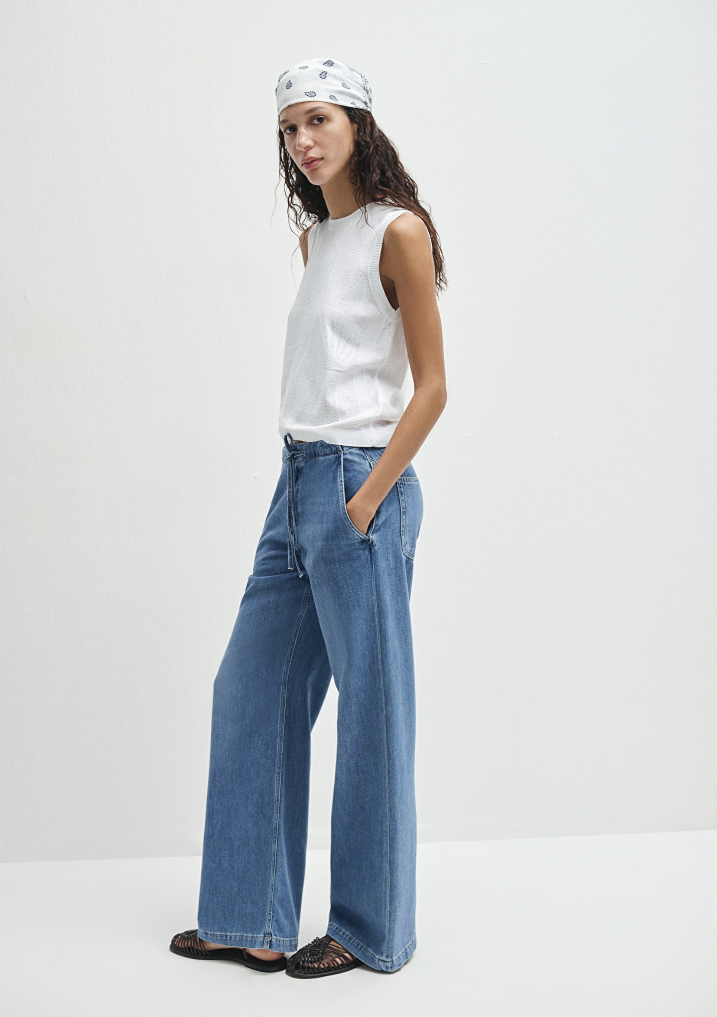 Outlet Kadın Liny Akdeniz Açık Mavi Jean Pantolon