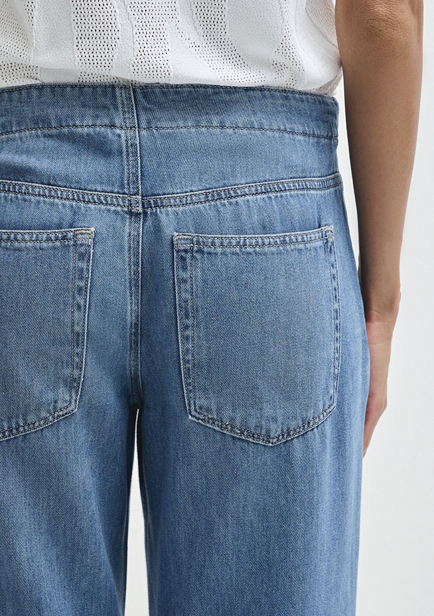 Outlet Kadın Liny Akdeniz Açık Mavi Jean Pantolon