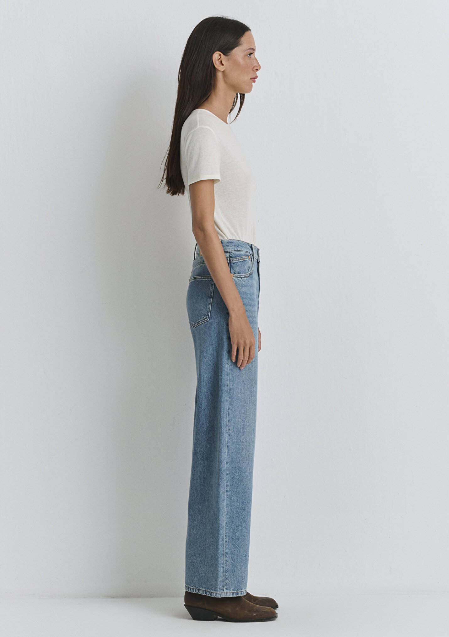 Outlet Kadın Breezy Mavi Jeans Extra Puslu Açık Mavi Jean Pantolon