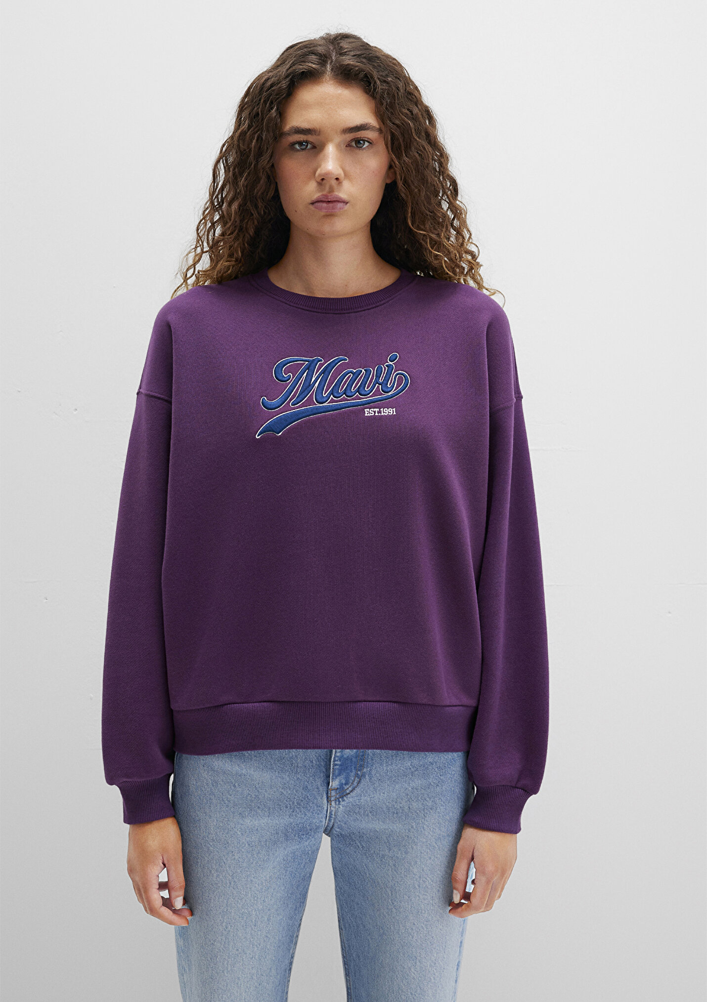 Mavi Women's Crew Neck T-Shirt In Black