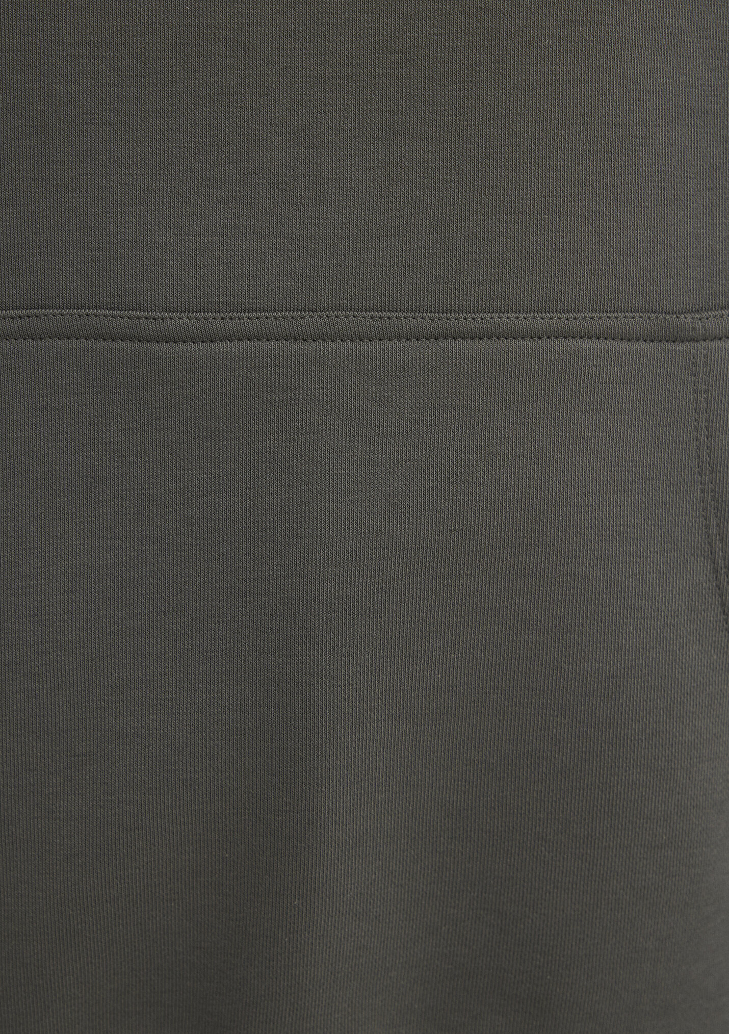 Kadın Mickey Mouse Sırt Baskılı Haki Sweatshirt