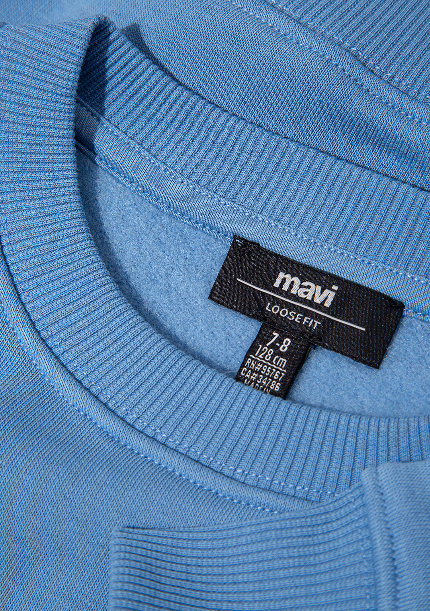 Erkek Çocuk Adventure Awaits Baskılı Mavi Sweatshirt