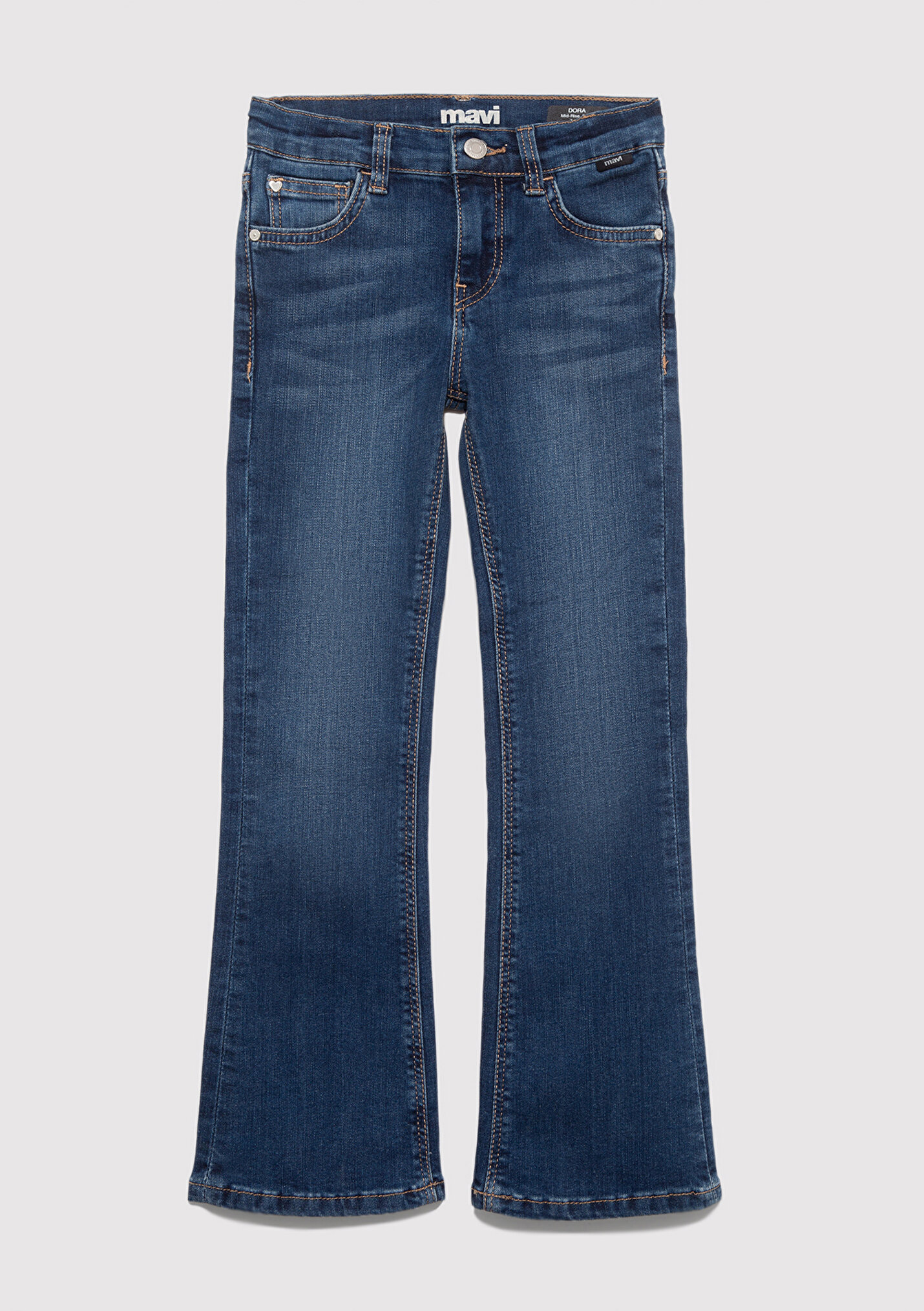 Kız Çocuk Dora Koyu Mavi Jean Pantolon