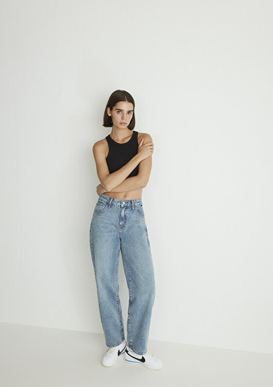 Leila Real Blue Açık Mavi Jean Pantolon