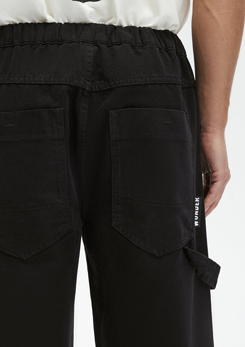 Siyah Utility Pantolon-5