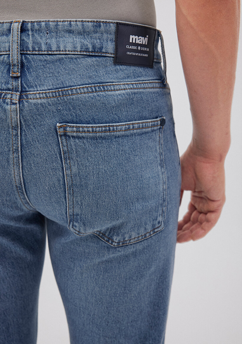 Jake Classic Denim Açık Gök Mavisi Jean Pantolon_5