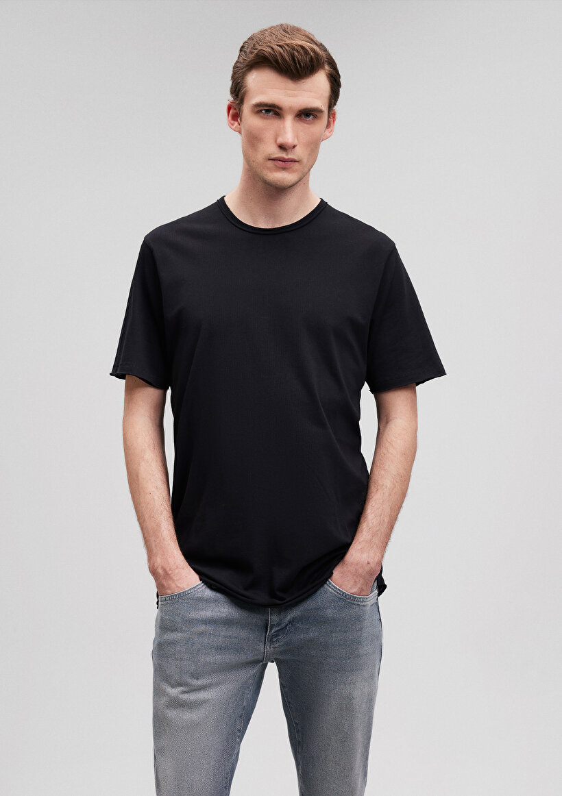 Siyah Basic Tişört - 0