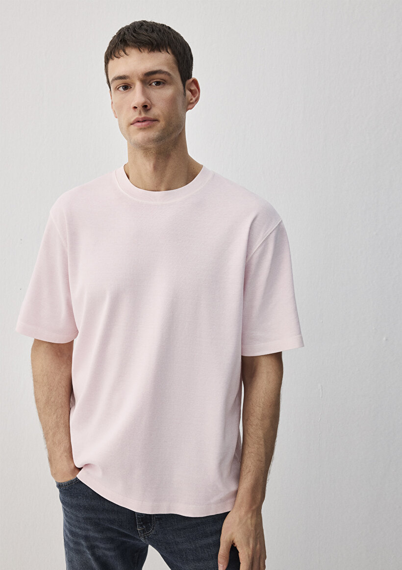 Pembe Basic Tişört - 0