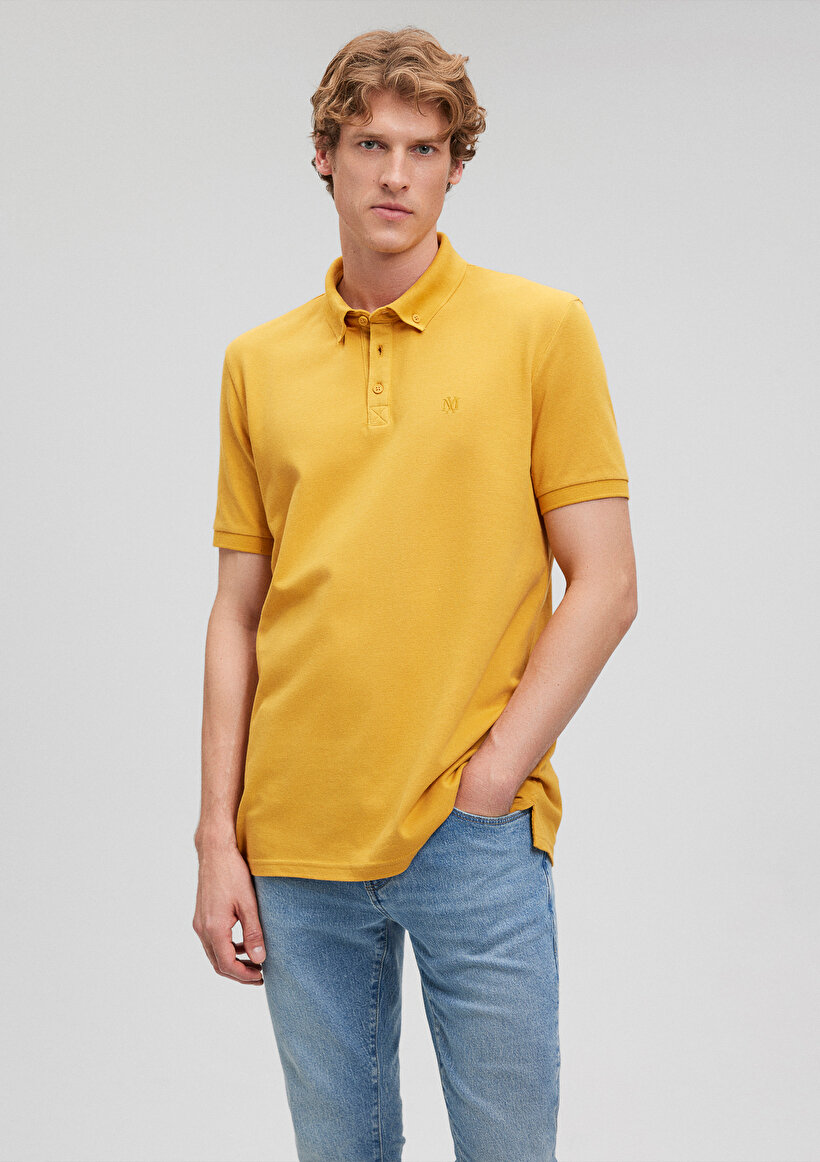 Sarı Polo Tişört - 0