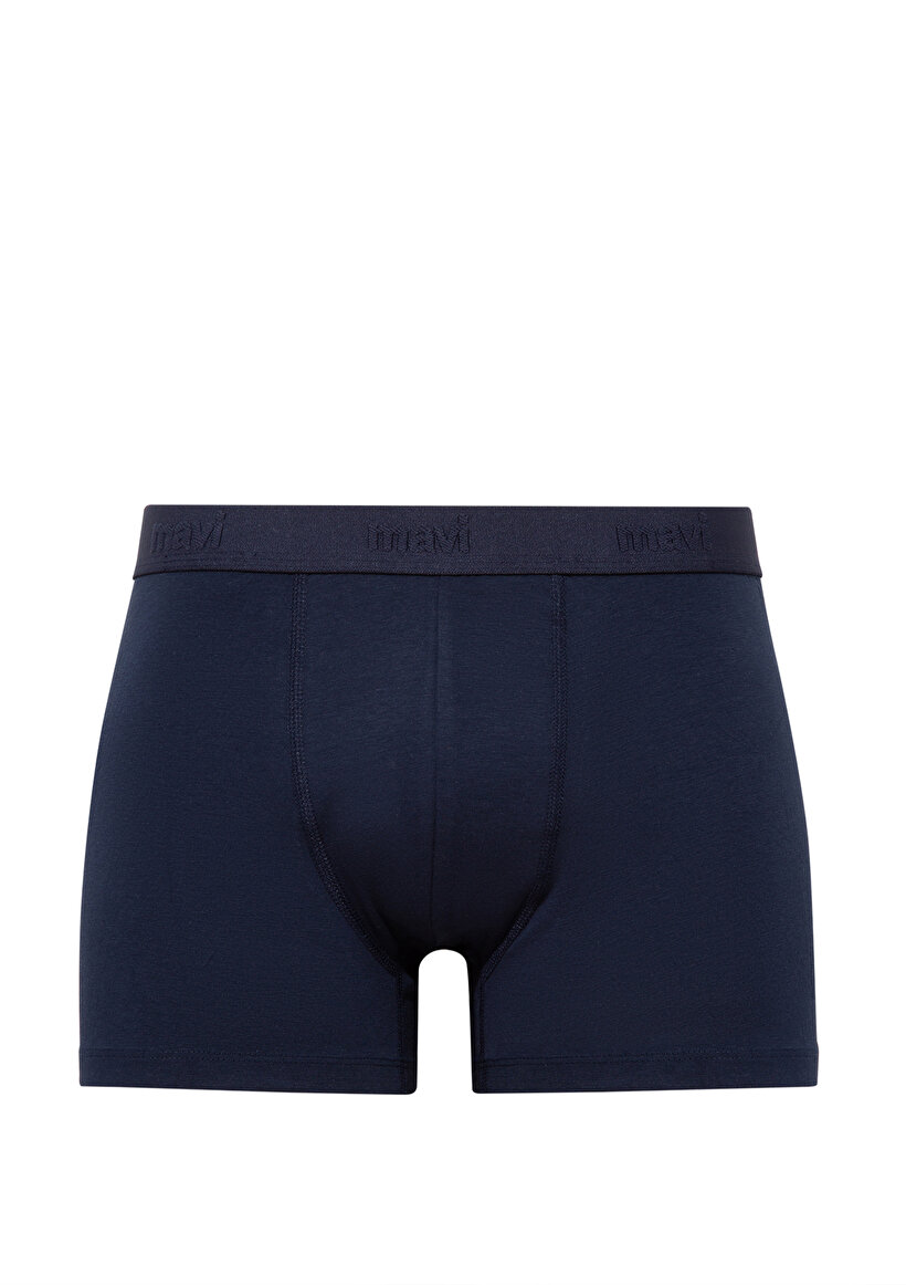 Lacivert Basic Boxer