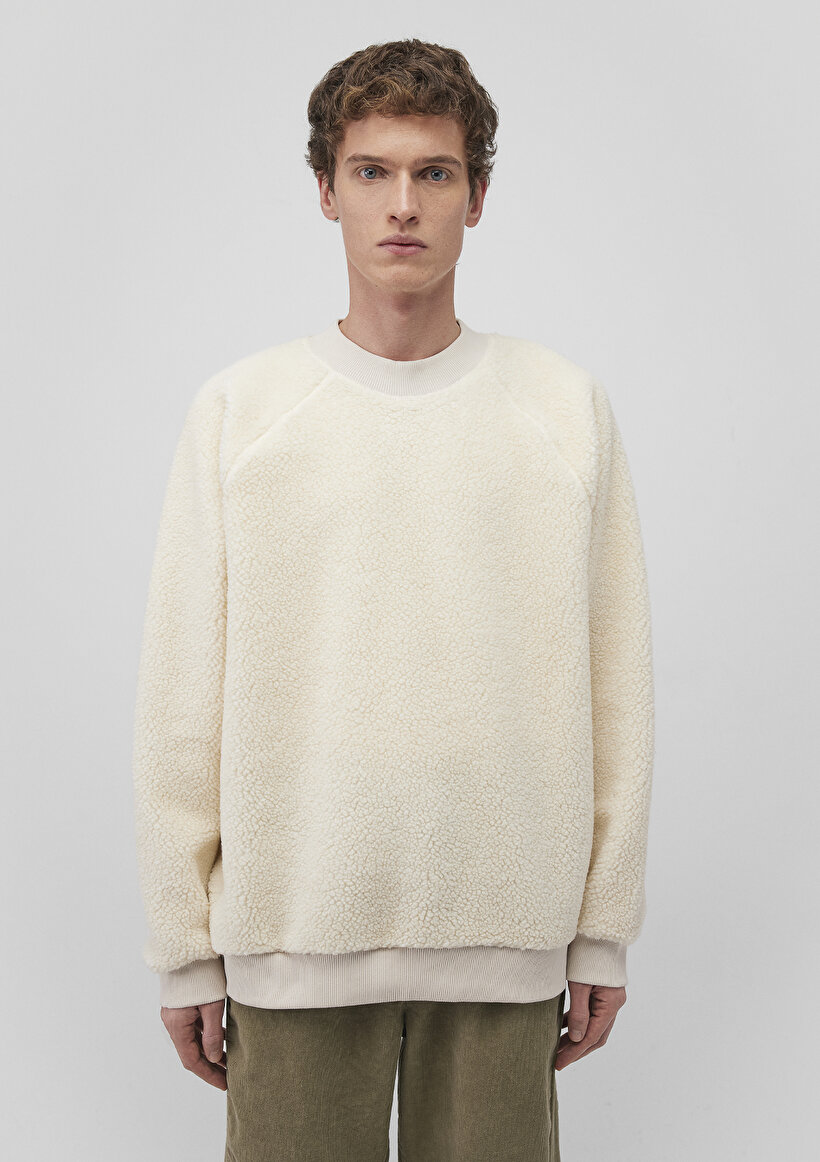 Ekru Sherpa Sweatshirt_2