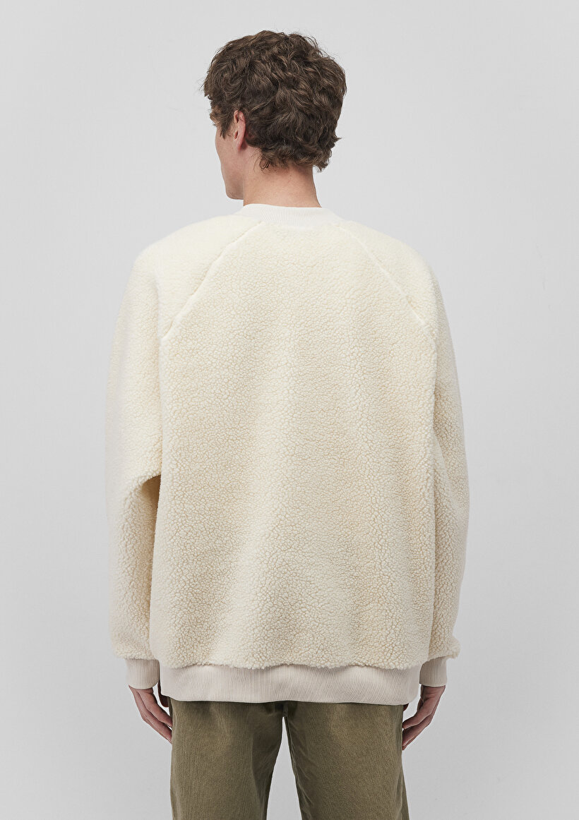 Ekru Sherpa Sweatshirt_3