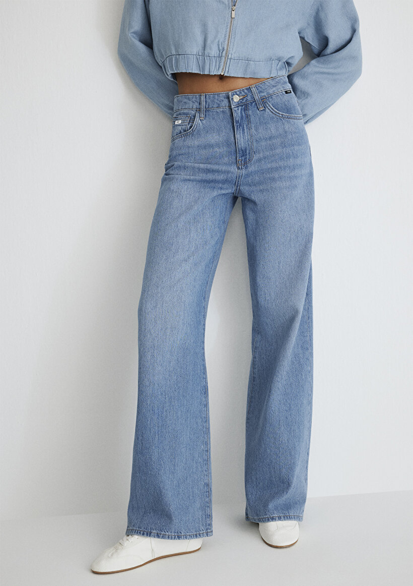 Malibu 90lar Vintage İndigo Mavisi Jean Pantolon_6