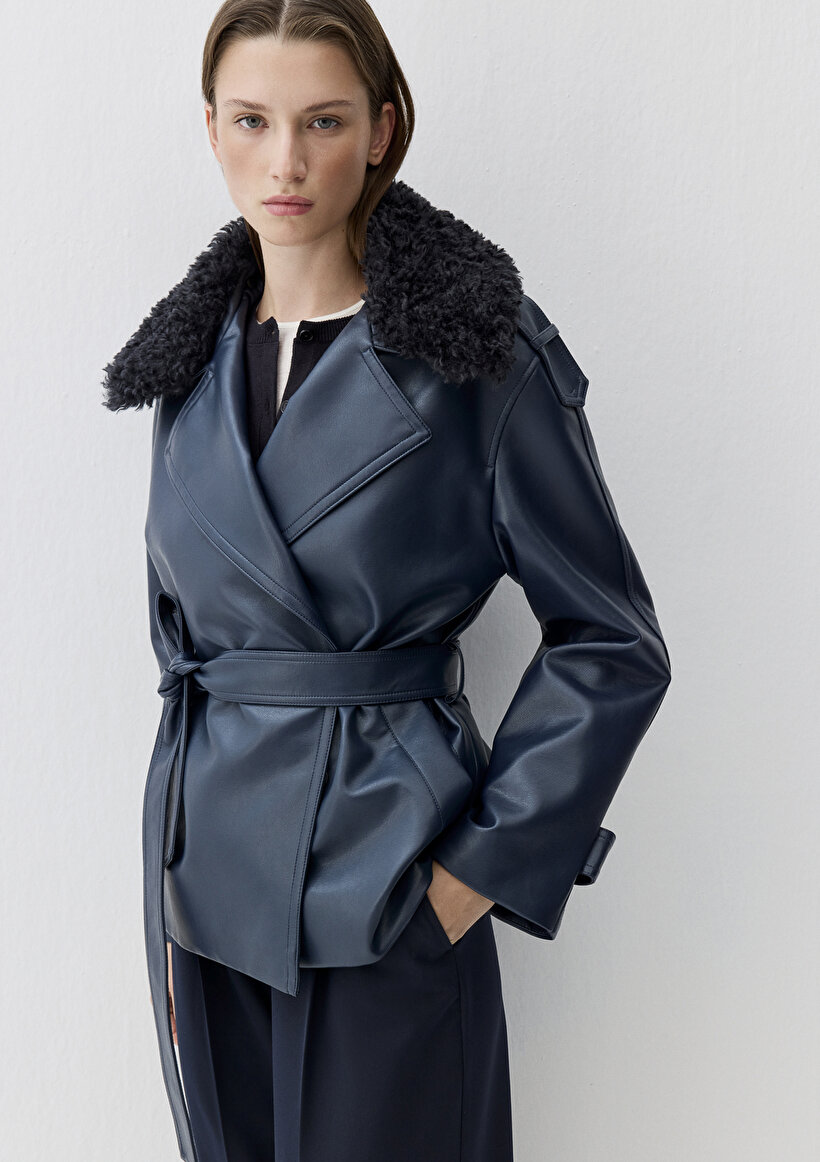 BGD Women Kadın Oversize Suni Deri Ceket 1049 - Kiremit - Caluire-et-Cuire main image 0