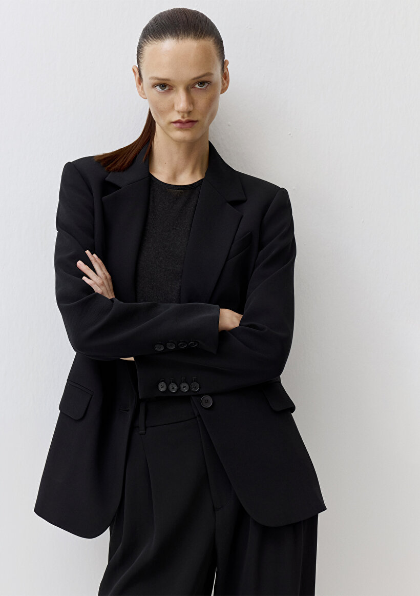 Siyah Blazer - 0