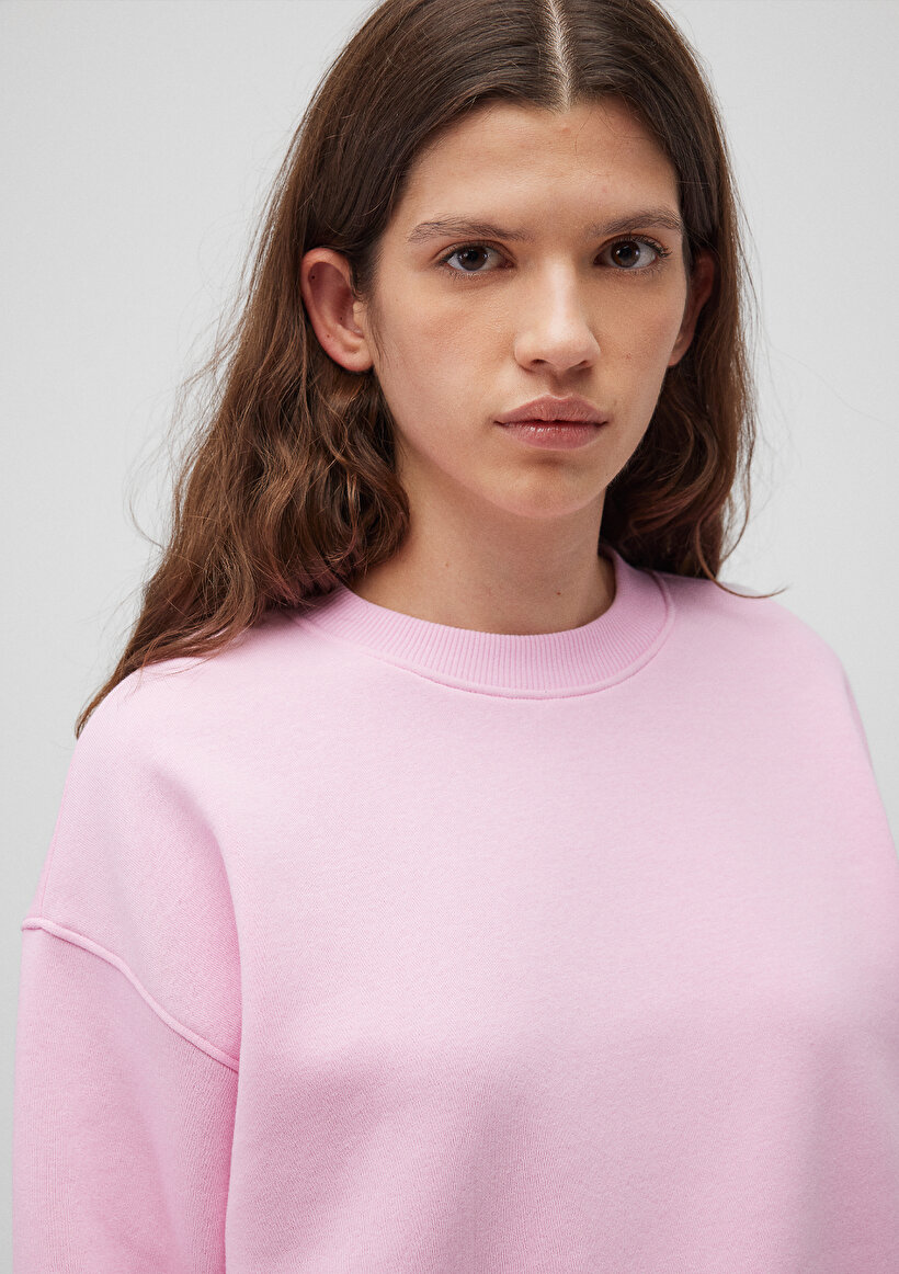 Pembe Basic Crop Sweatshirt_4