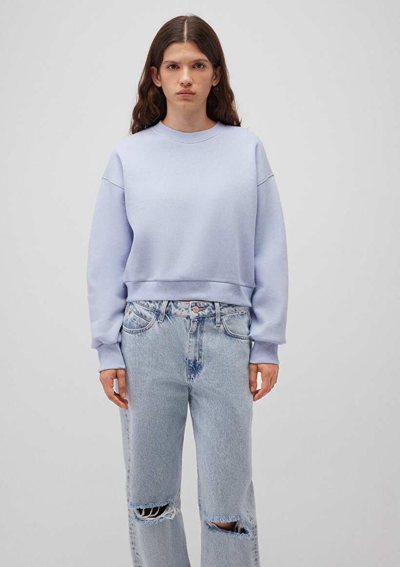 Mavi Basic Crop Sweatshirt_2