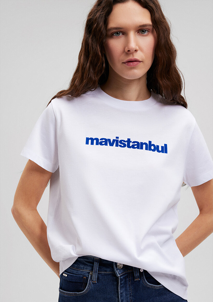 Mavistanbul Baskılı İstanbul Tişört - 0