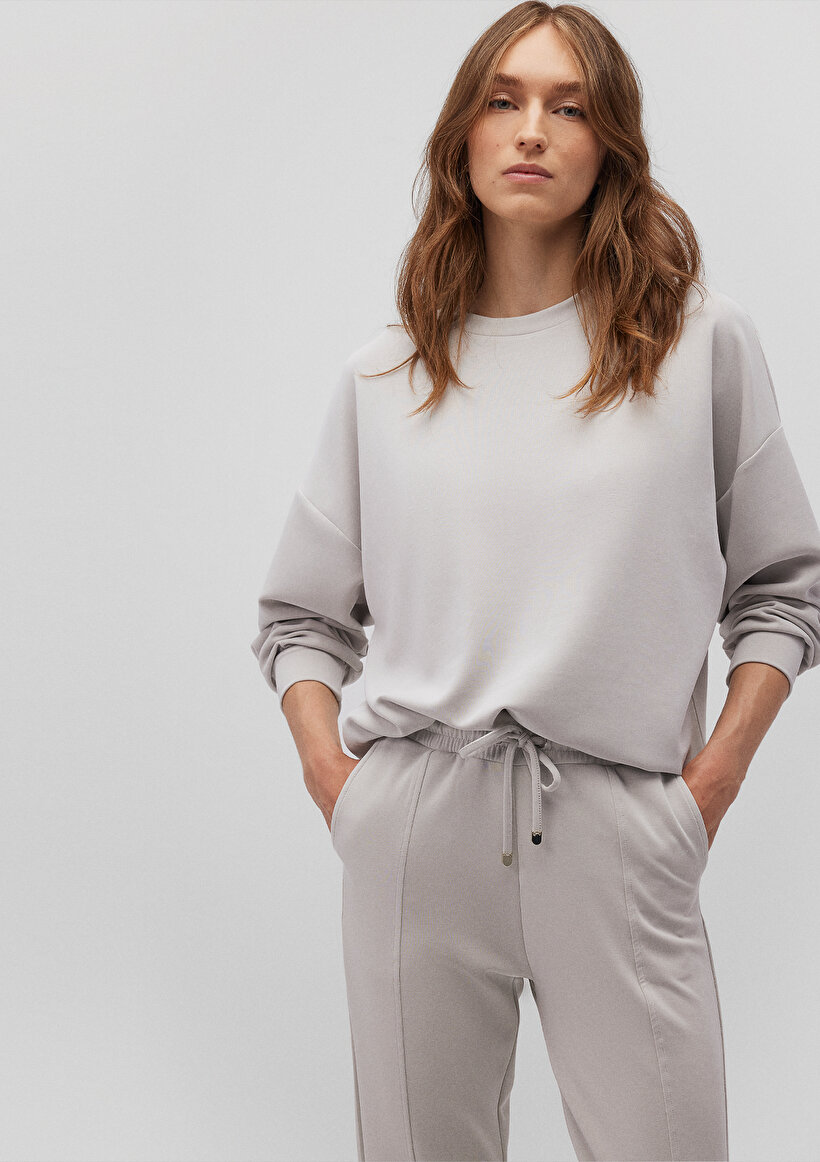 Lux Touch TENCEL TM Gri Modal Sweatshirt