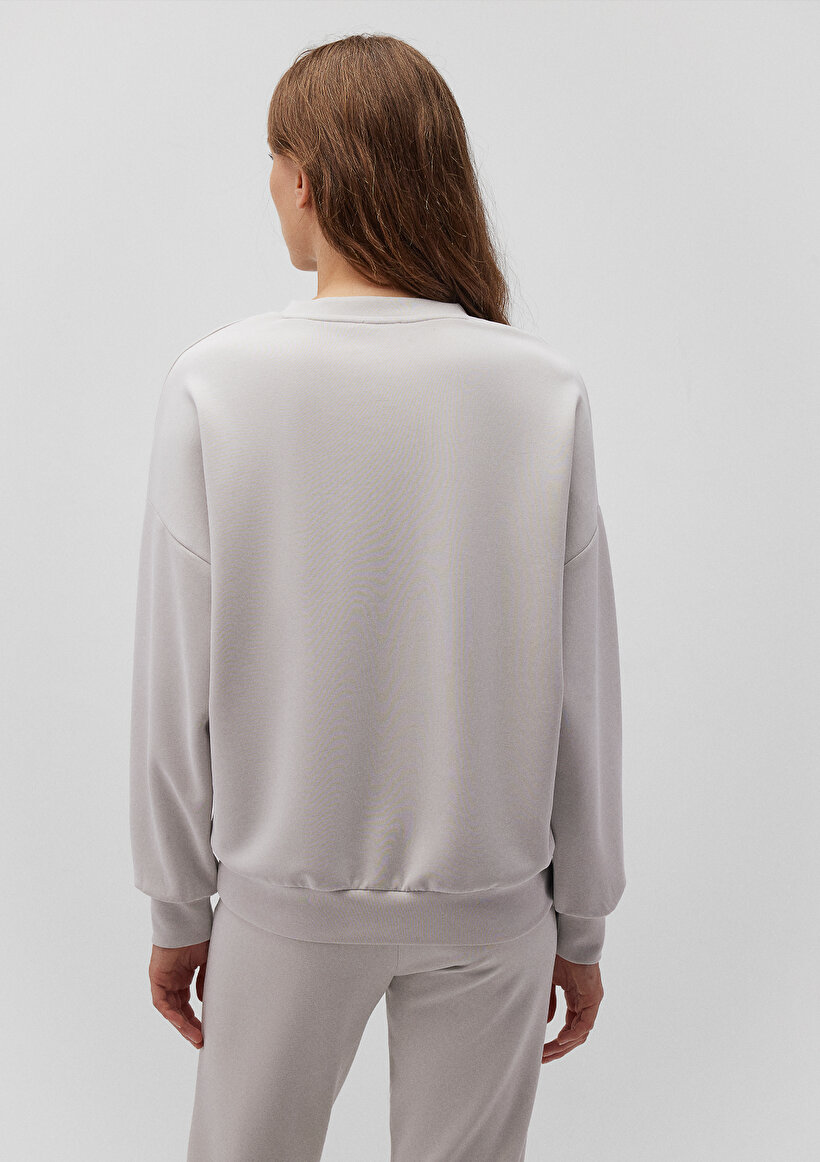 Lux Touch TENCEL TM Gri Modal Sweatshirt_3