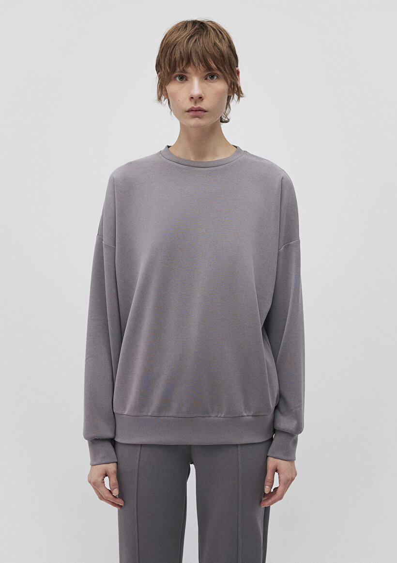 Lux Touch TENCEL TM Gri Modal Sweatshirt_2