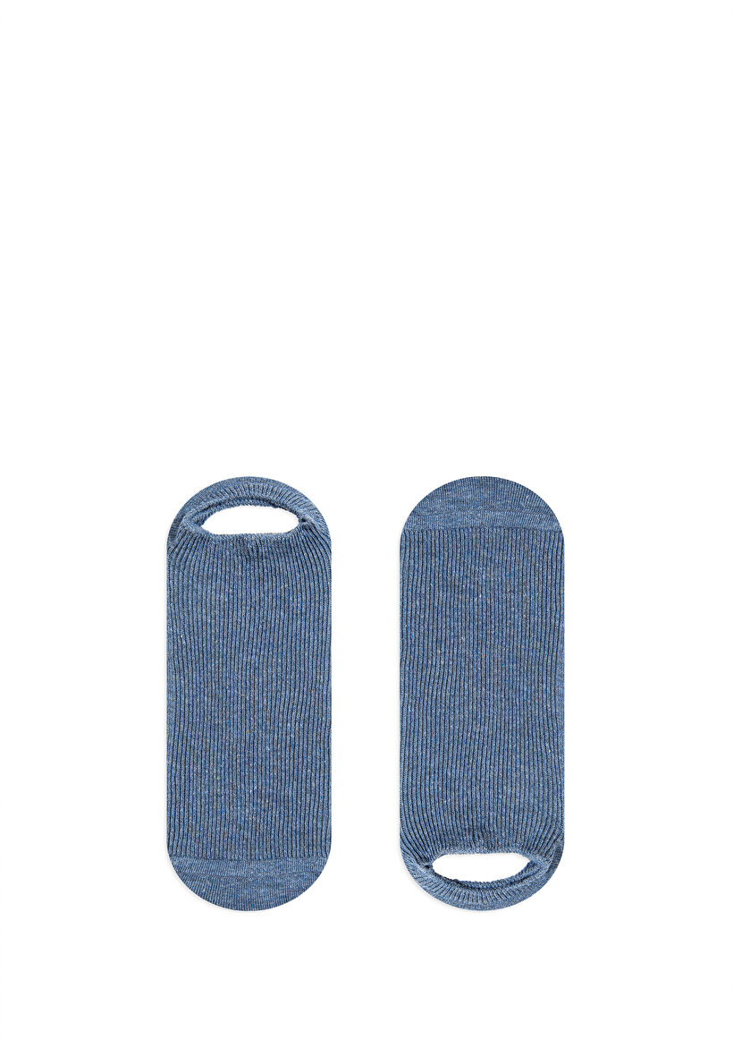 Mavi Babet Çorabı - 0