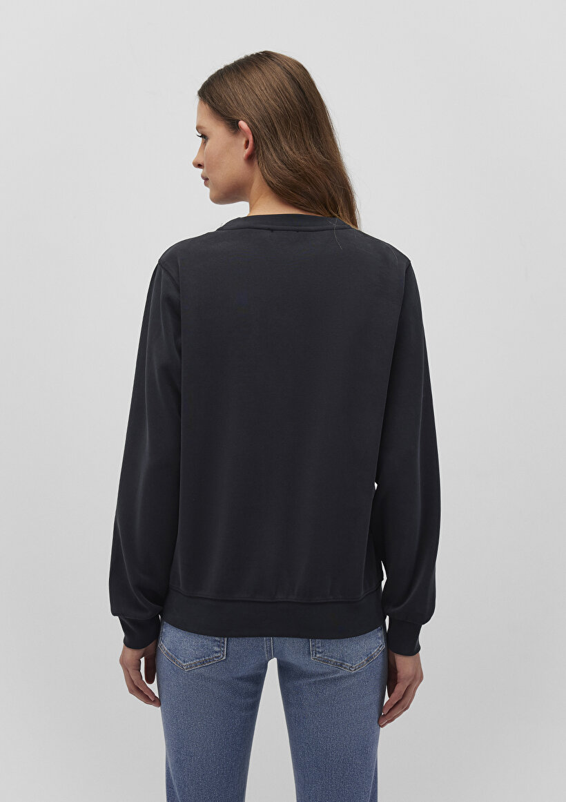 Siyah Tencel TM Modal Sweatshirt_3