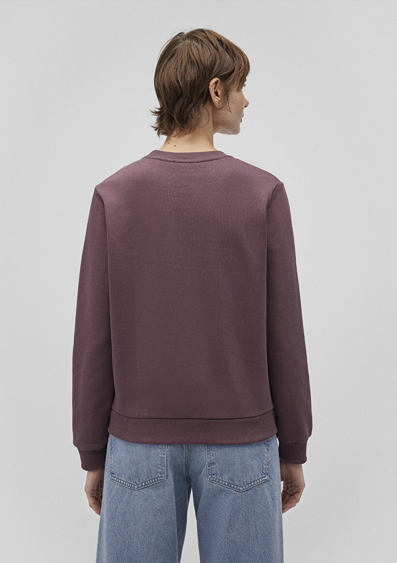 Bisiklet Yaka Kahverengi Sweatshirt_3