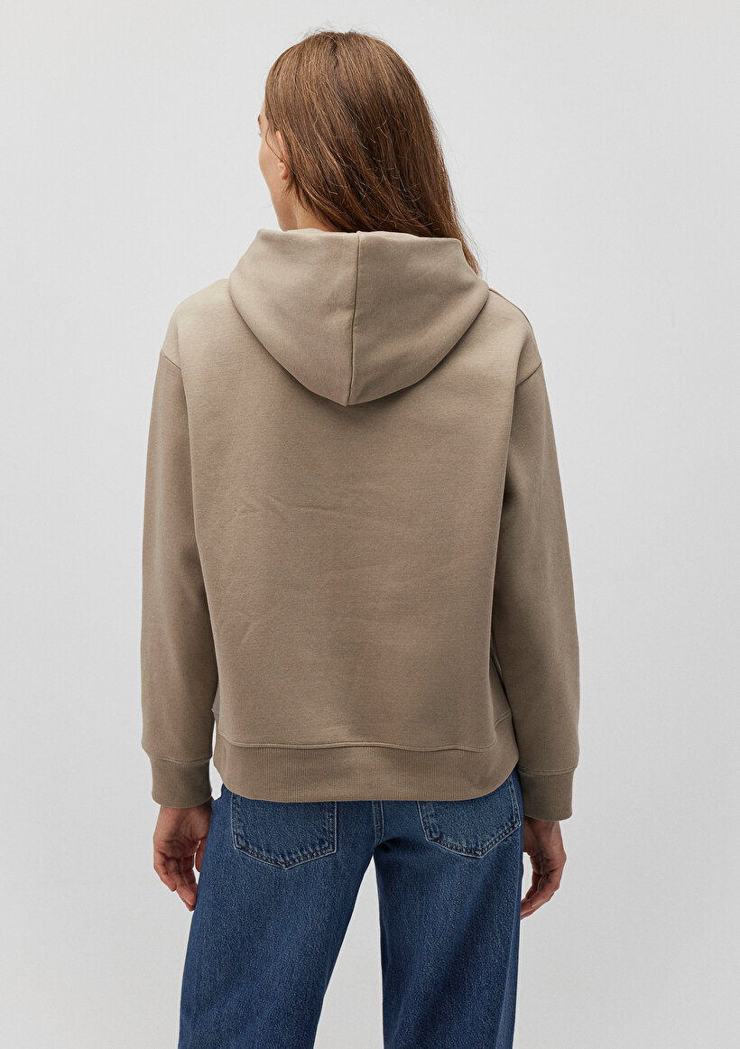 Kapüşonlu Kahverengi Sweatshirt_3