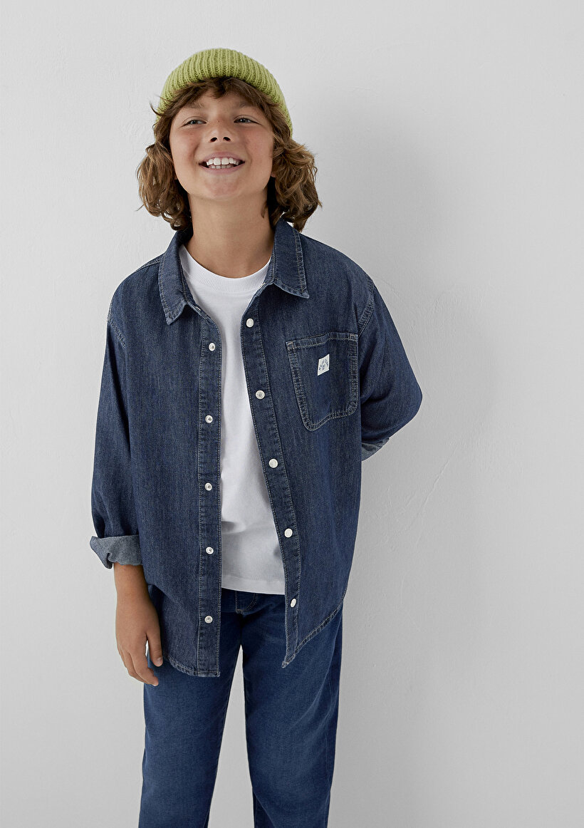 ADRYAN 90lar Koyu Mavi Denim Pantolon - 0