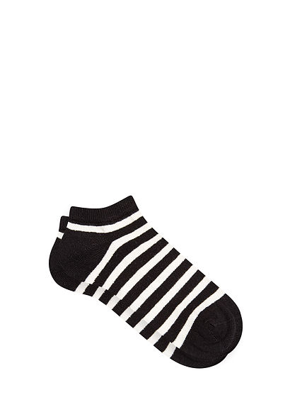 Çizgili Patik Çorap - 0