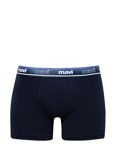 Lacivert Basic Boxer