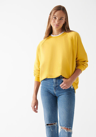 Sarı Sweatshirt - 0