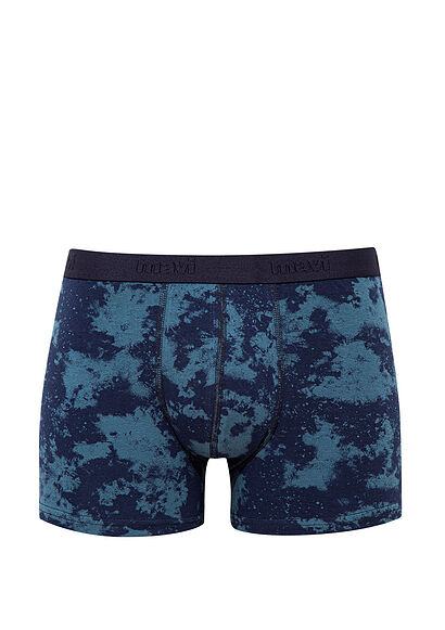 Batik Desenli Lacivert Boxer_0