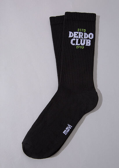 Derdo Club Siyah Çorap - 0
