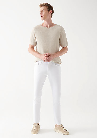 Milan Beyaz Comfort Street Jean Pantolon2
