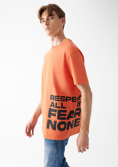 Respect All Baskılı Tişört - 0