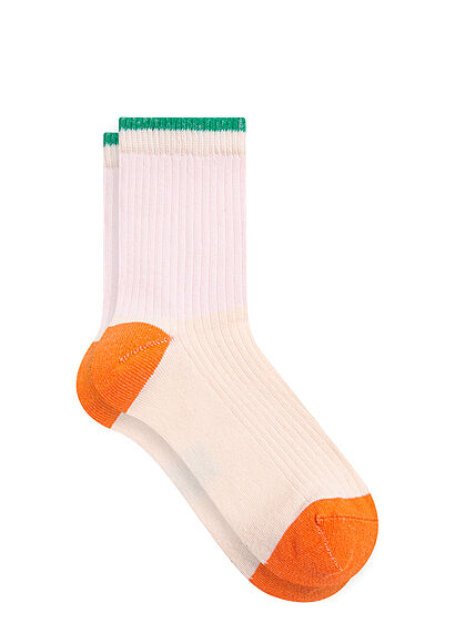 Pembe Soket Çorabı - 0