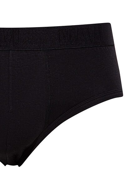 Siyah Basic Slip Boxer_1