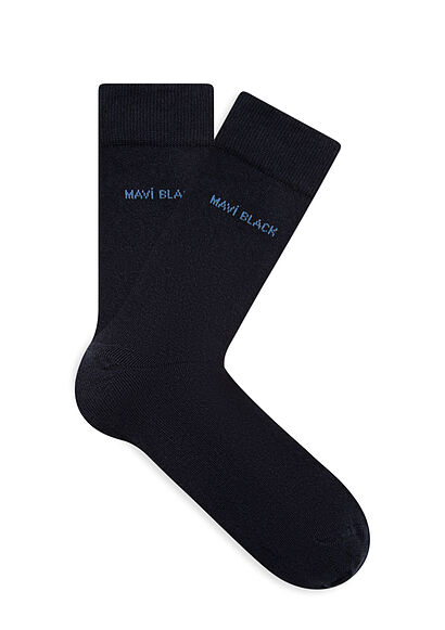 Lacivert Soket Çorap - 0