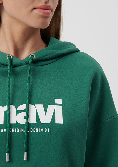 Mavi Logo Sweatshirt T-Shirt Donna - Maglia Basic Cotone - 5