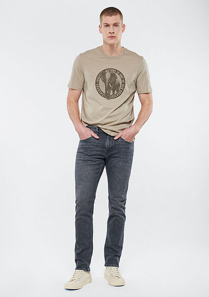 Jake 90s Gri Jean Pantolon