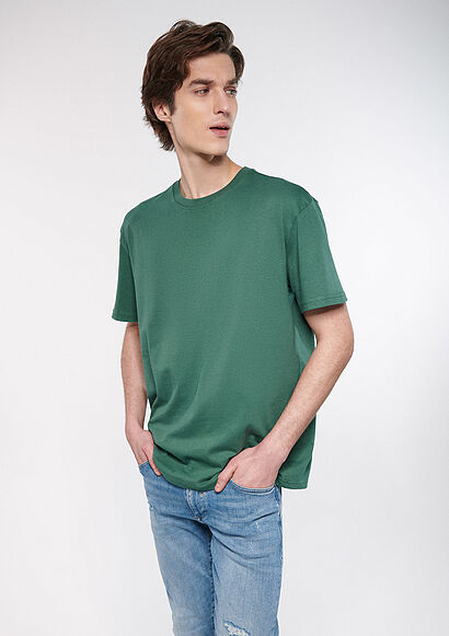 Yeşil Basic Tişört - 0