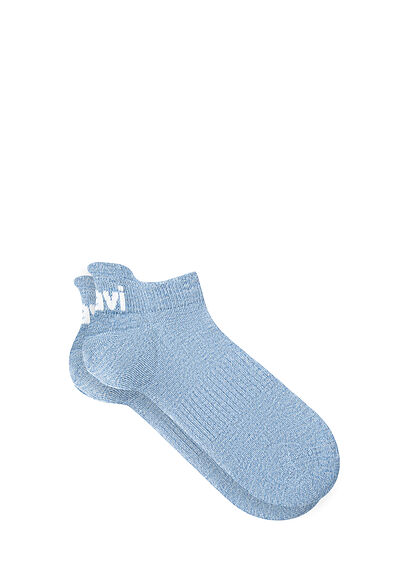 Mavi Patik Çorabı - 0